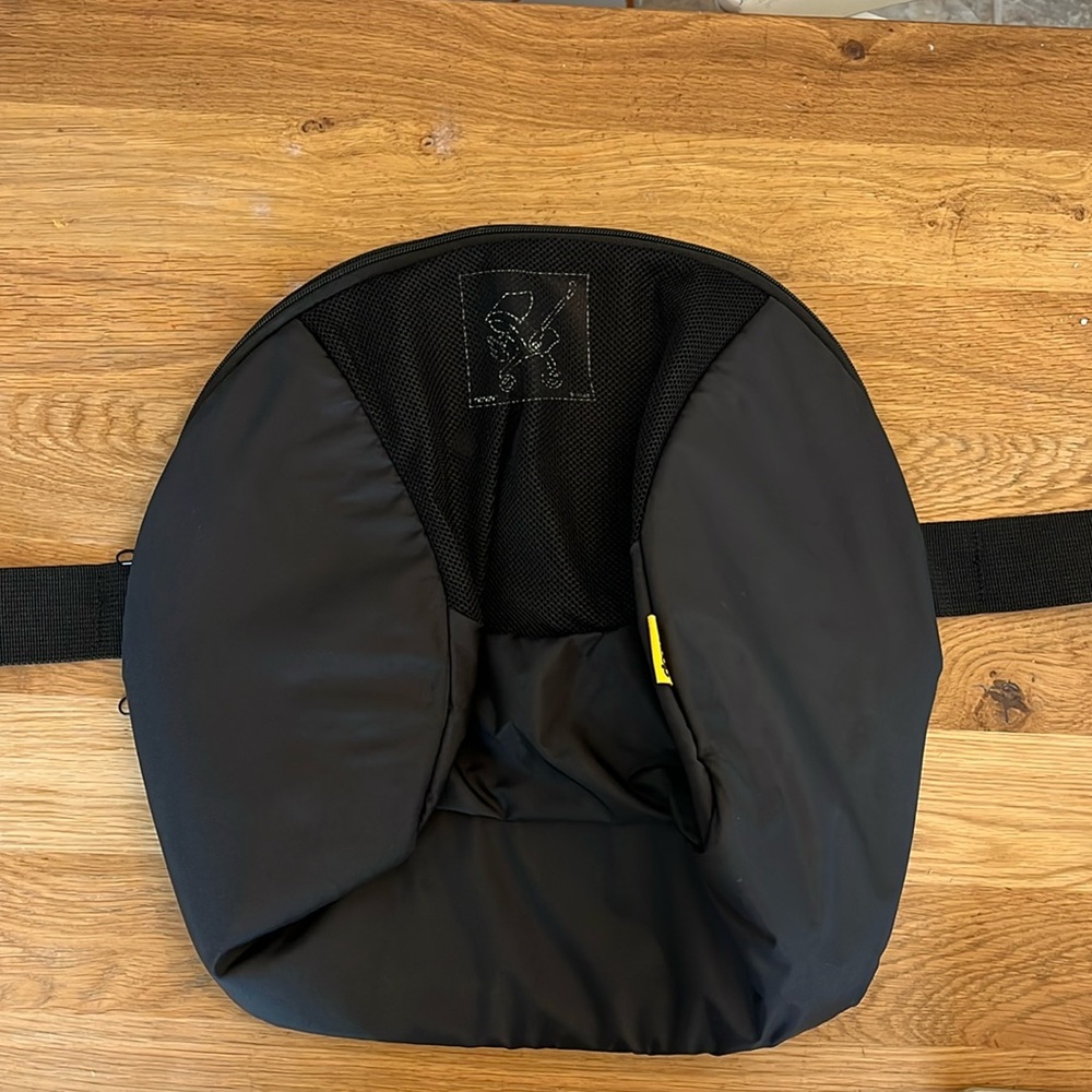Doona stroller bag. Clips on to back of Doona Stroller. Like new